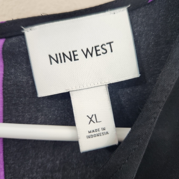 Nine West Front Draped Asymmetrical  Dress - Picture 10 of 10